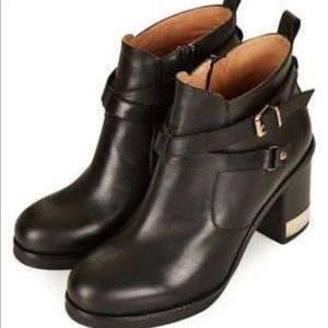 Topshop Metal Trim Boots